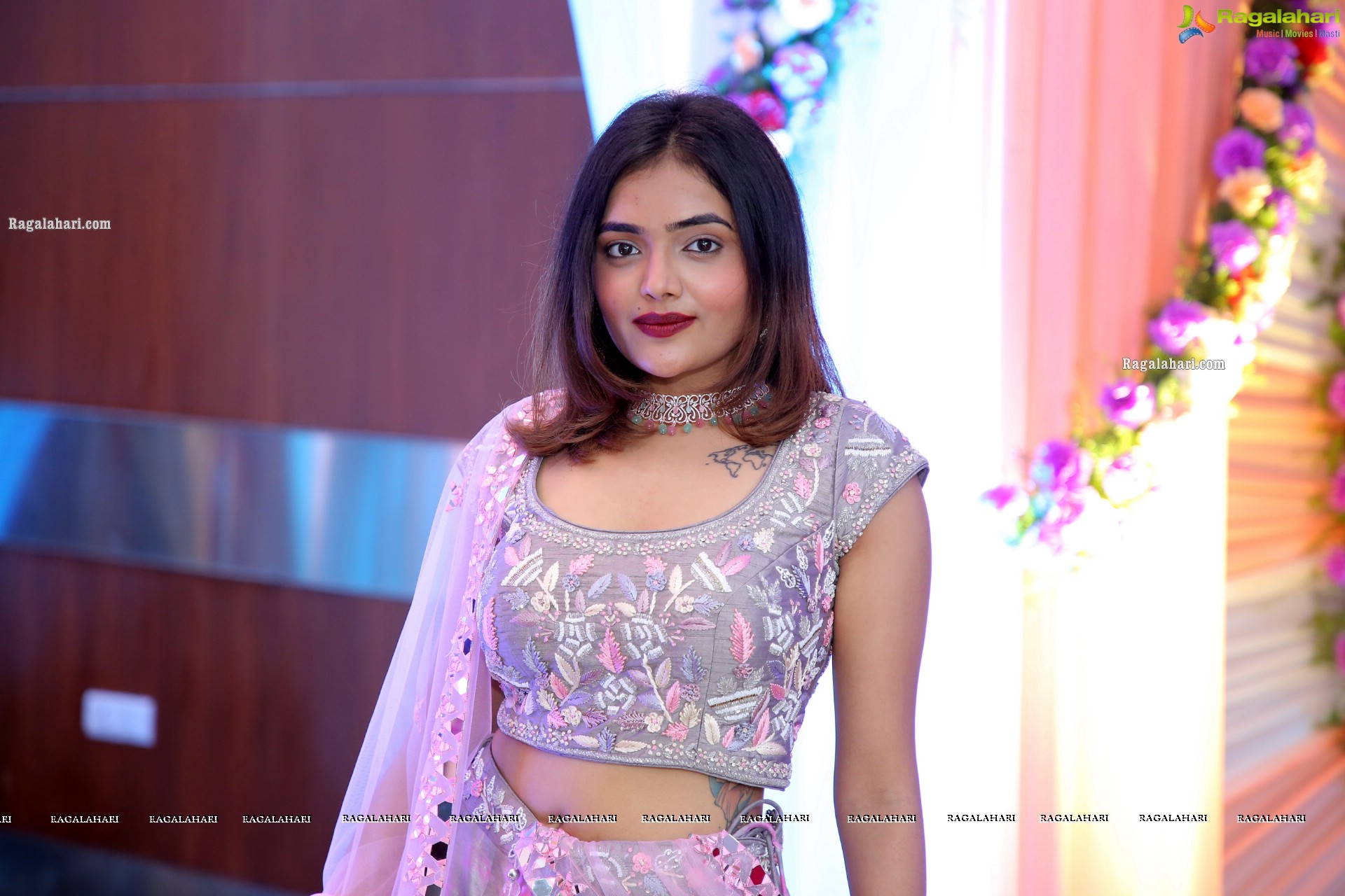 Sanika Doshi Stills in Designer Lehenga, HD Photo Gallery