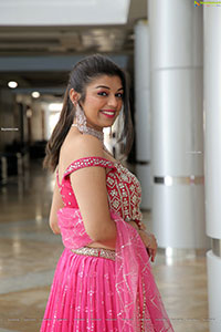 Shrithi Sharma in Pink Designer Lehenga Choli