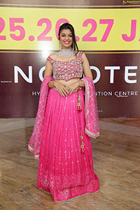 Shrithi Sharma in Pink Designer Lehenga Choli