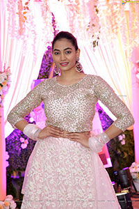 Spandana Palli in Light Pink Lehenga Choli