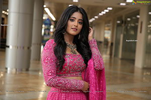 Ulka Gupta in Pink Designer Lehenga Choli