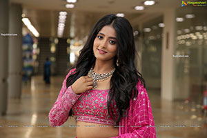 Ulka Gupta in Pink Designer Lehenga Choli