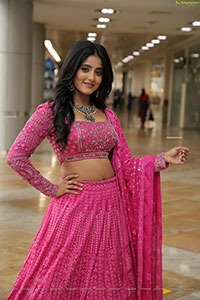 Ulka Gupta in Pink Designer Lehenga Choli