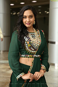 Vennela Amiga in Emerald Green Lehenga Choli