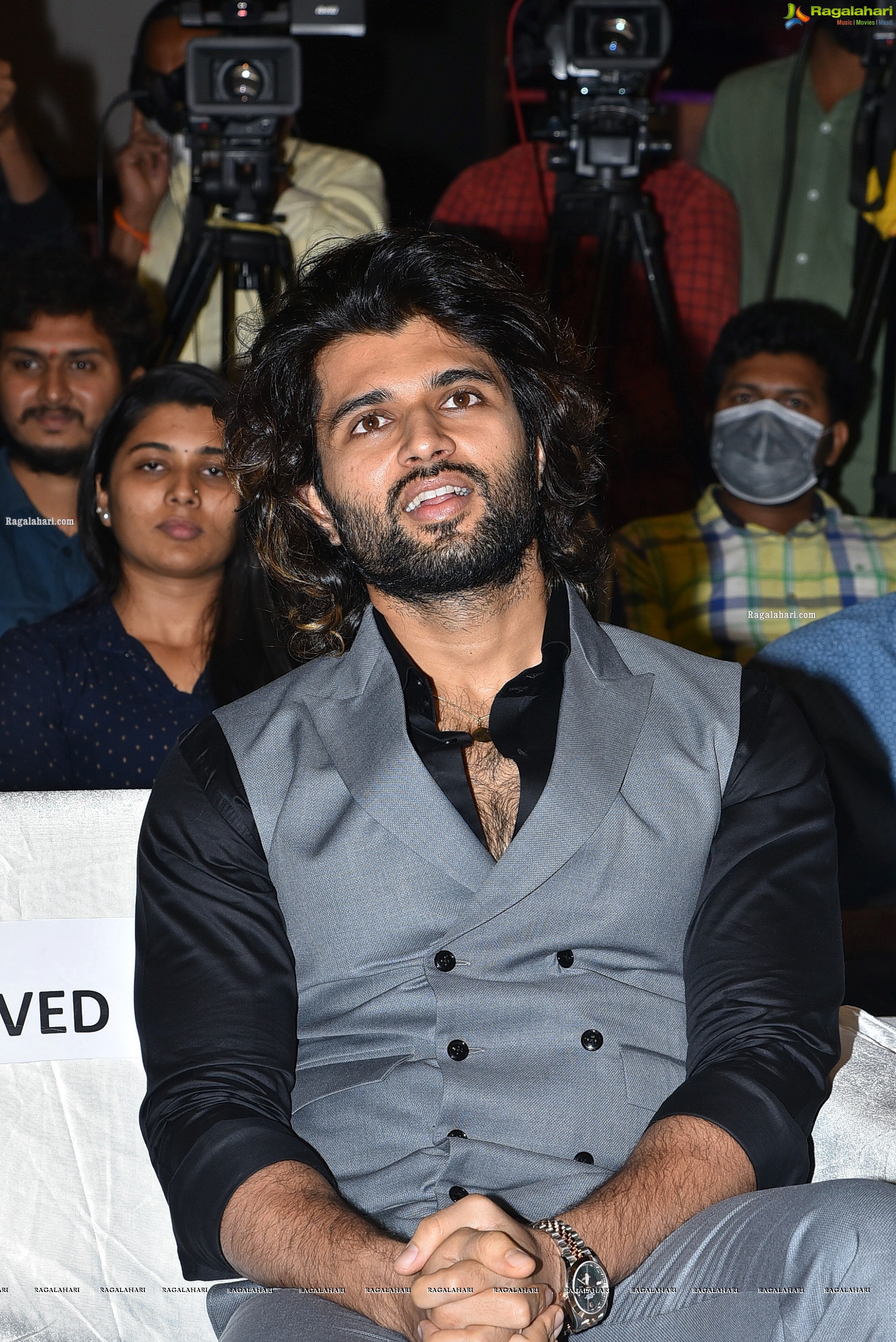 Vijay Deverakonda at Bhama Kalapam Trailer Launch, HD Photo Gallery