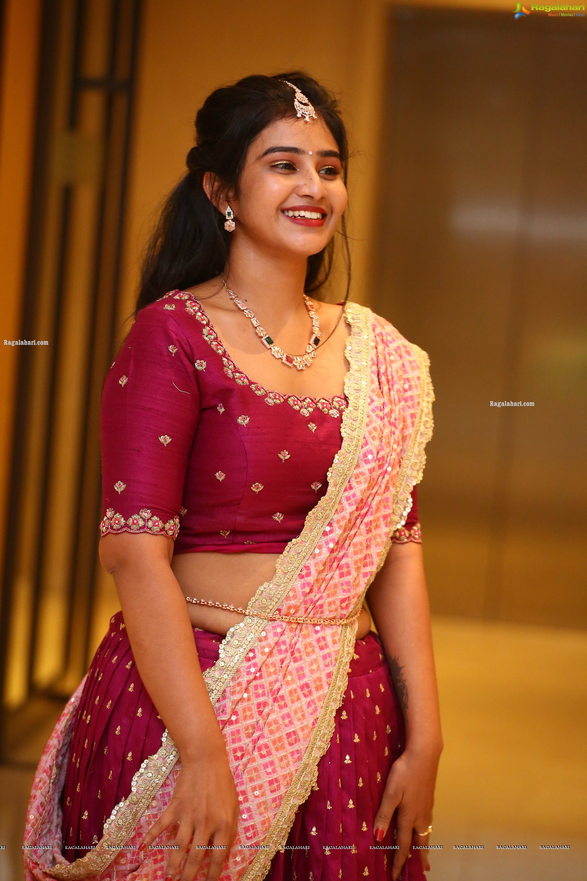 Yashna Chowdary at Bangarraju Pre-Release Event, HD Photo Gallery