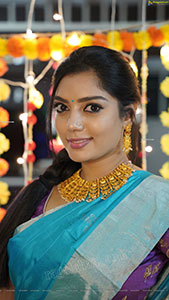 Aadhya Paruchuri in Traditional Saree