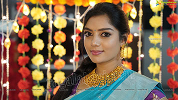 Aadhya Paruchuri in Traditional Saree