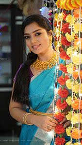 Aadhya Paruchuri in Traditional Saree