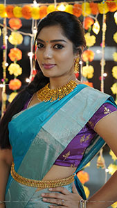 Aadhya Paruchuri in Traditional Saree