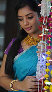 Aadhya Paruchuri in Traditional Saree