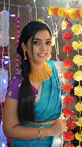 Aadhya Paruchuri in Traditional Saree