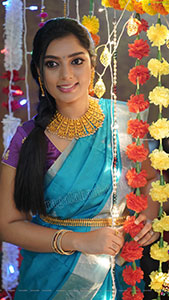 Aadhya Paruchuri in Traditional Saree