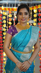 Aadhya Paruchuri in Traditional Saree