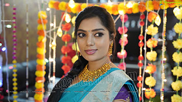 Aadhya Paruchuri in Traditional Saree