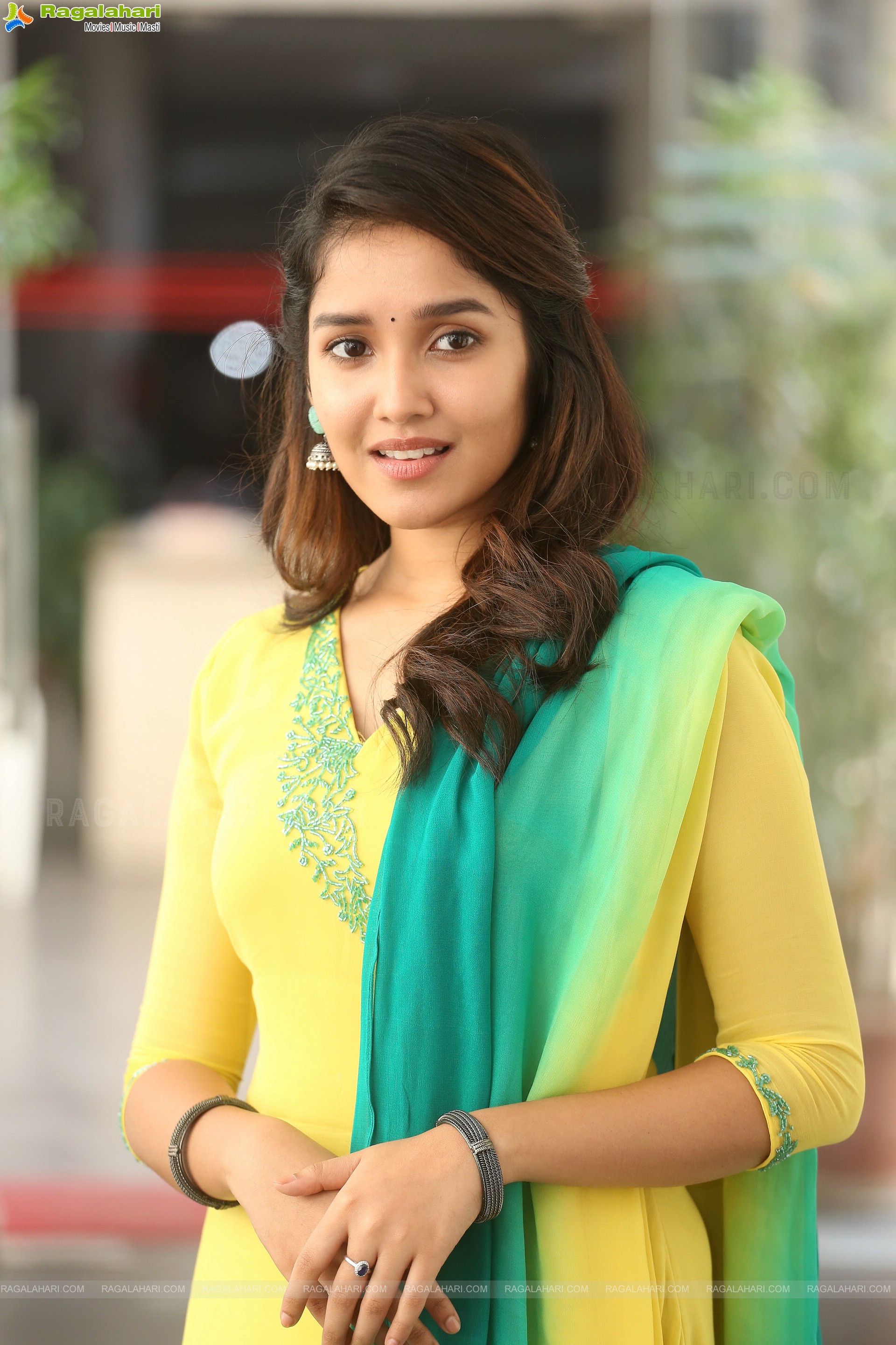 Anikha Surendran at Buttabomma Movie Interview, HD Photo Gallery