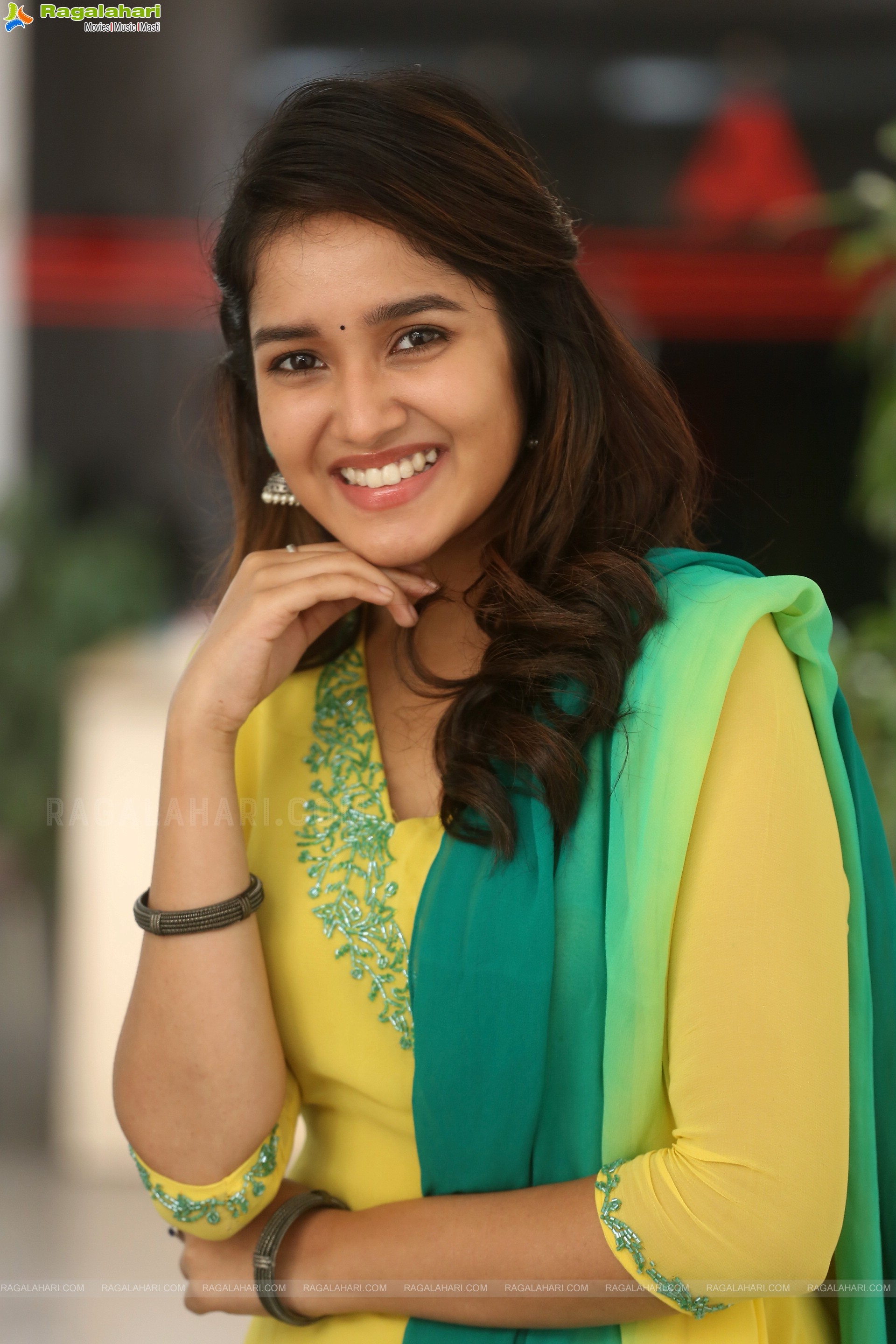 Anikha Surendran at Buttabomma Movie Interview, HD Photo Gallery