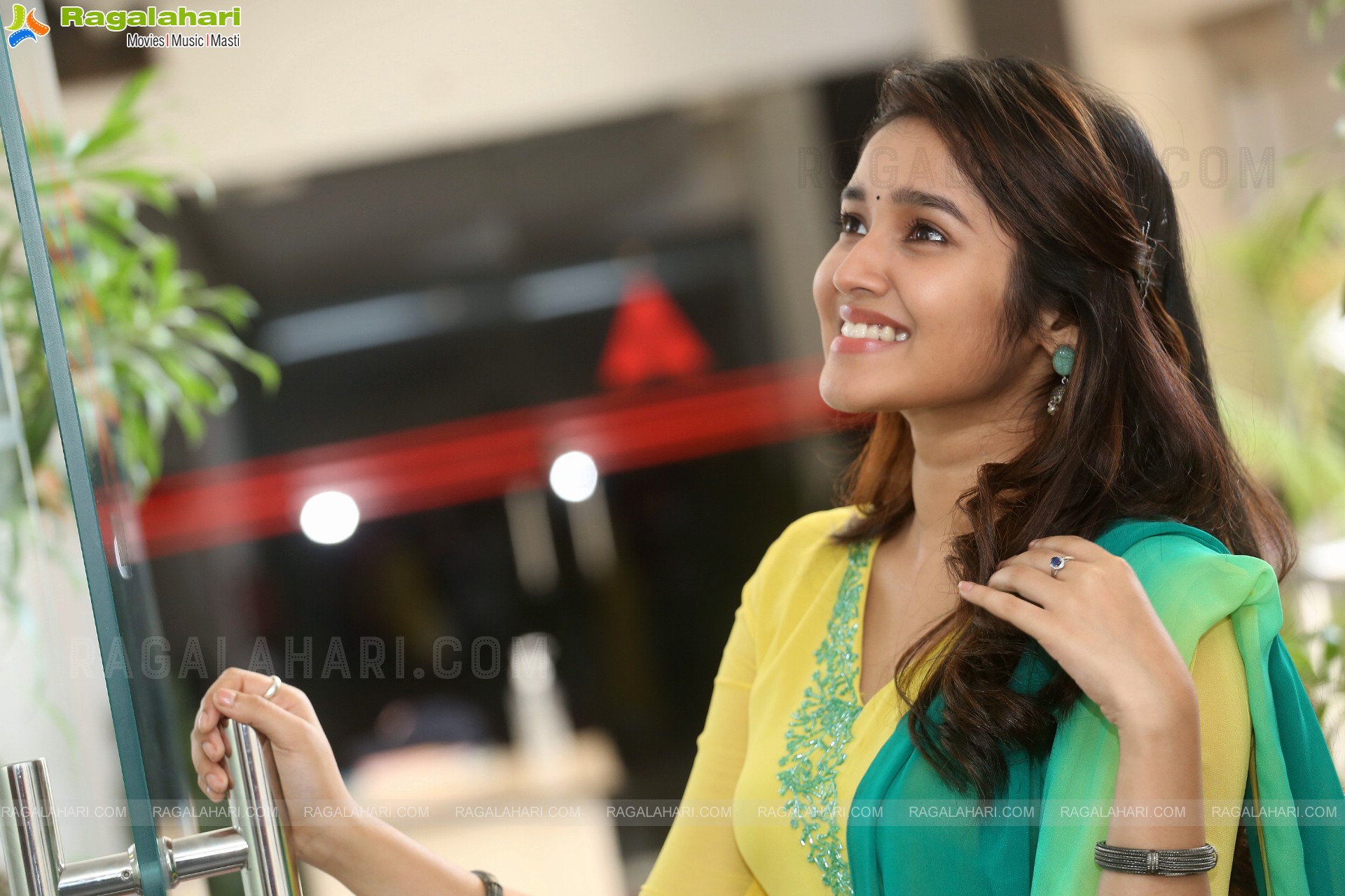 Anikha Surendran at Buttabomma Movie Interview, HD Photo Gallery