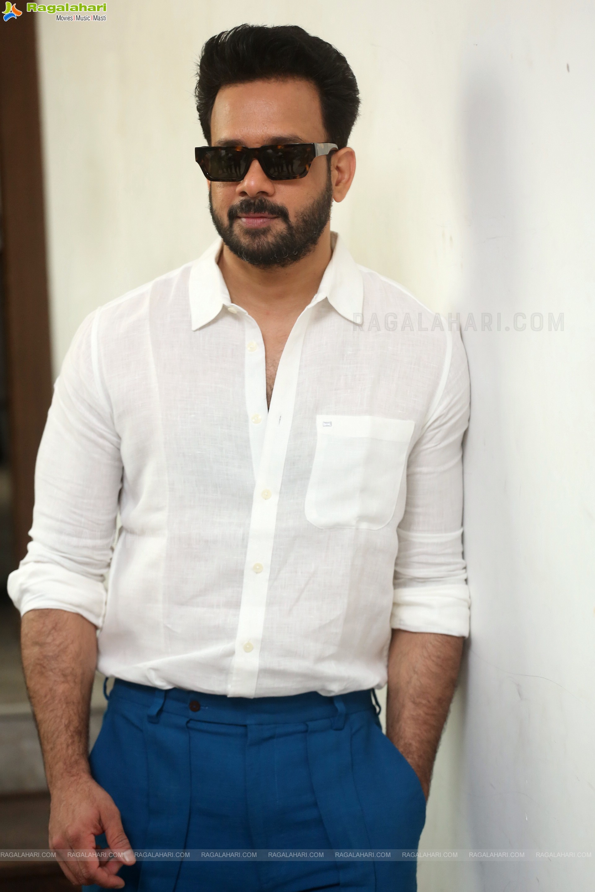 Premisthe Fame Bharath at Hunt Movie Interview, HD Photo Gallery