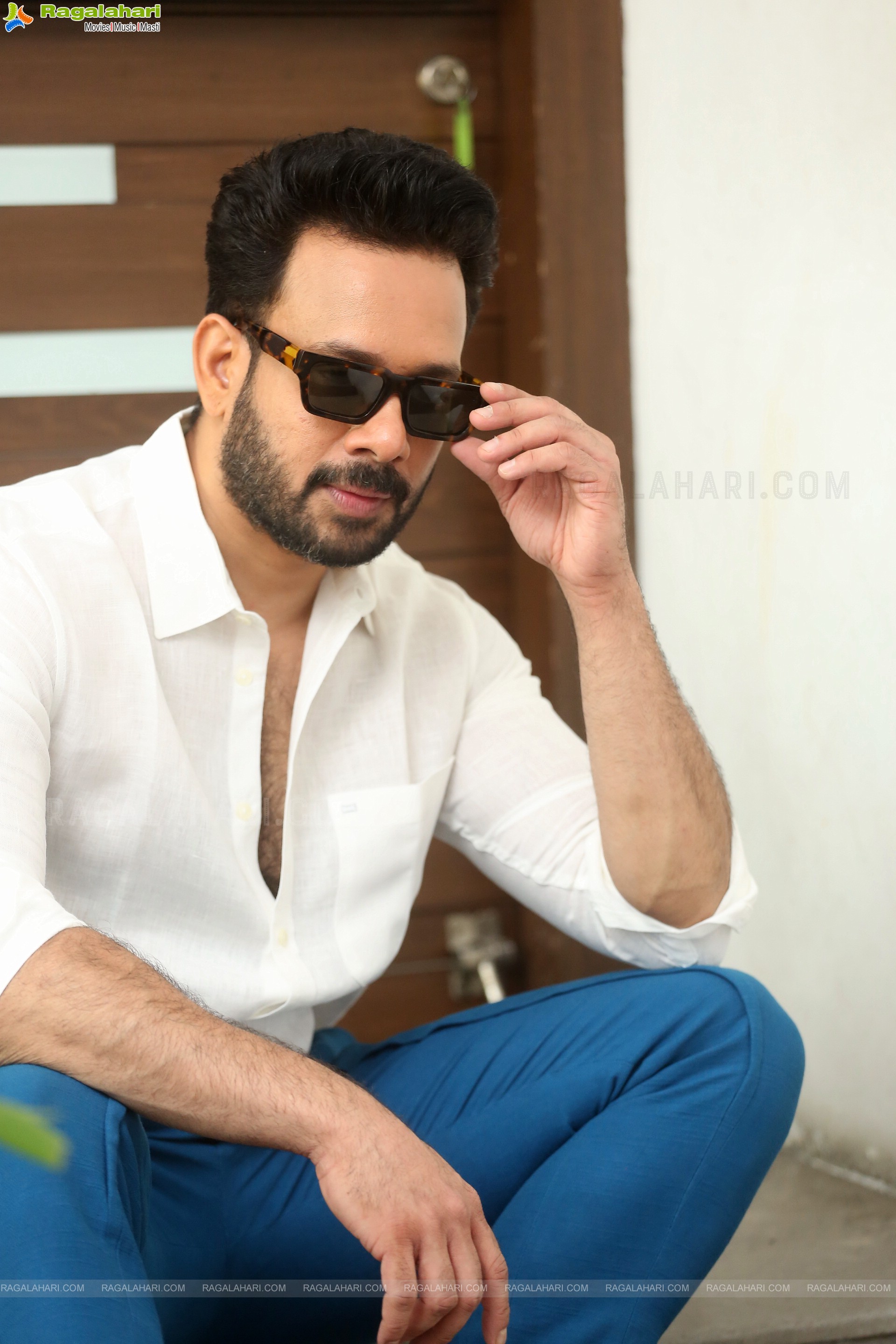Premisthe Fame Bharath at Hunt Movie Interview, HD Photo Gallery