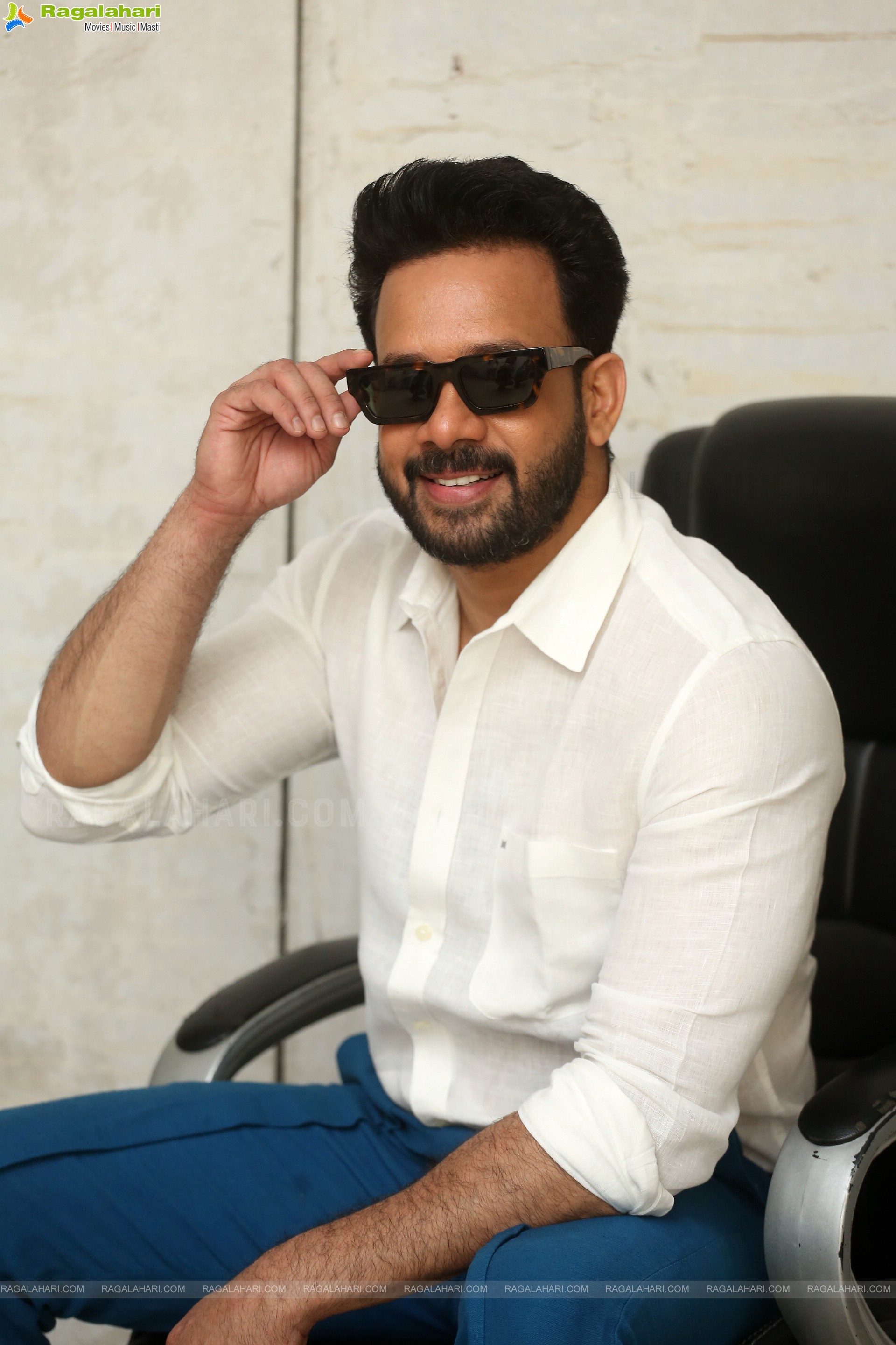 Premisthe Fame Bharath at Hunt Movie Interview, HD Photo Gallery