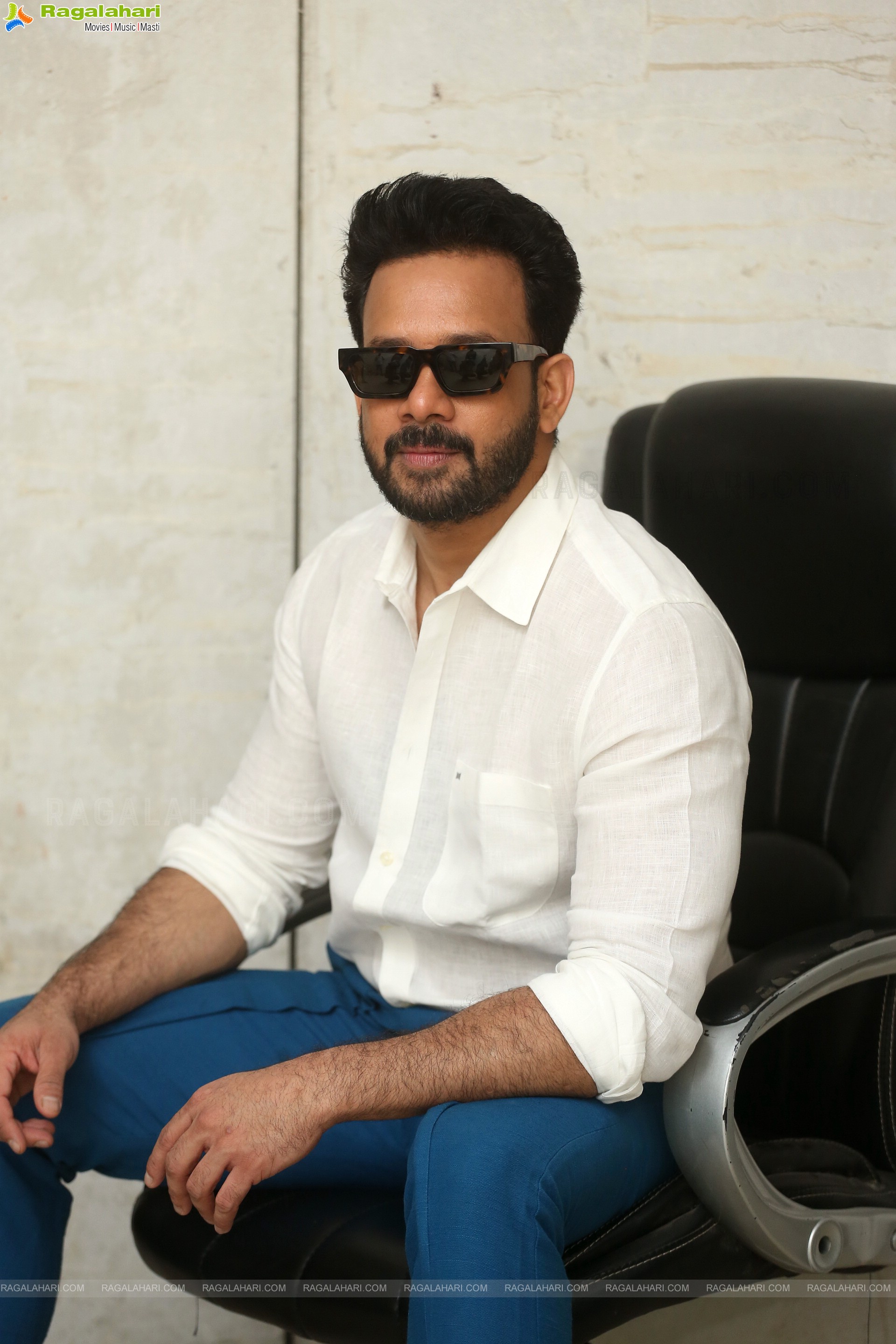 Premisthe Fame Bharath at Hunt Movie Interview, HD Photo Gallery