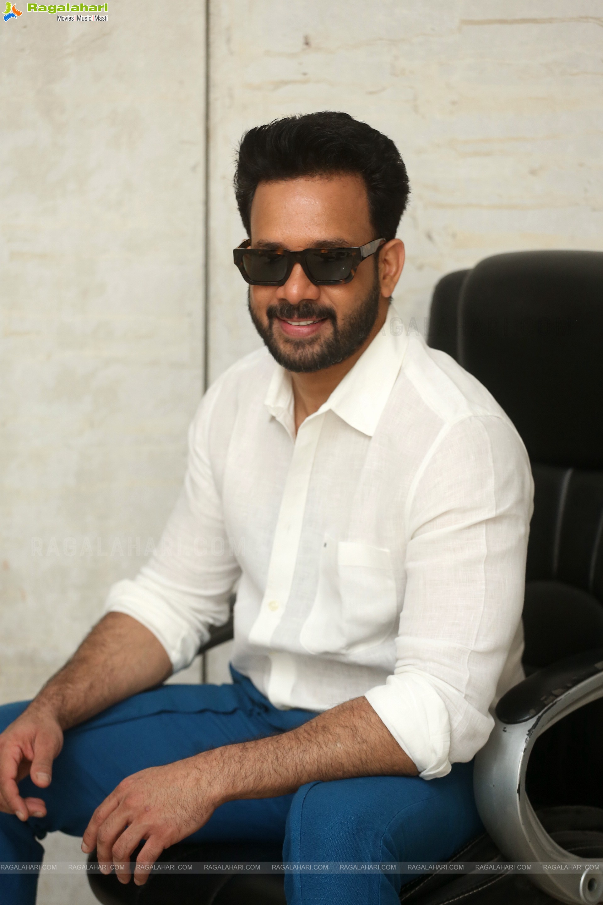 Premisthe Fame Bharath at Hunt Movie Interview, HD Photo Gallery