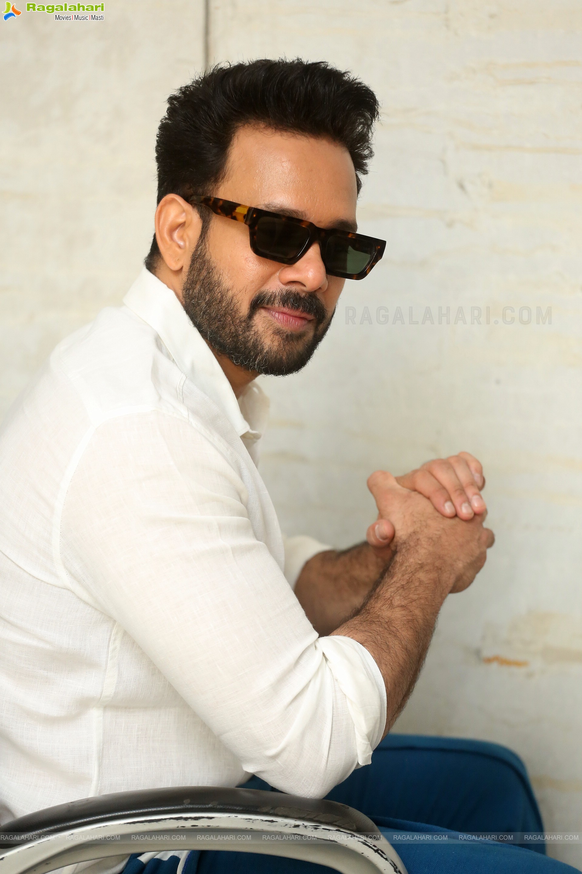 Premisthe Fame Bharath at Hunt Movie Interview, HD Photo Gallery