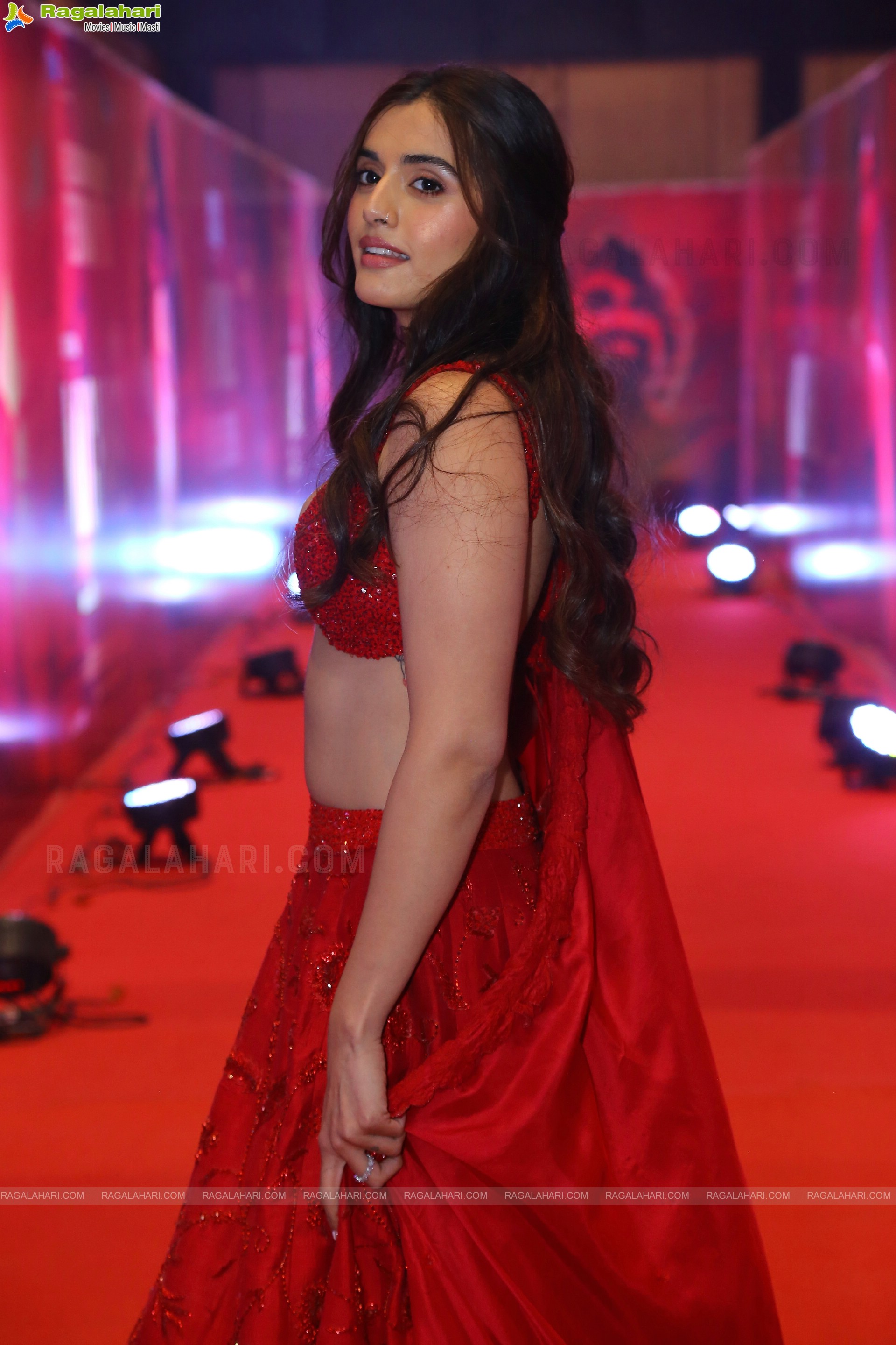 Divyansha Kaushik at Michael Movie Pre-Release Event, HD Photo Gallery