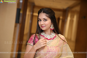 Jabili Jetta In Pink Half Saree