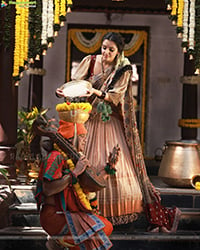 Malvika Sharma in Traditional Dress