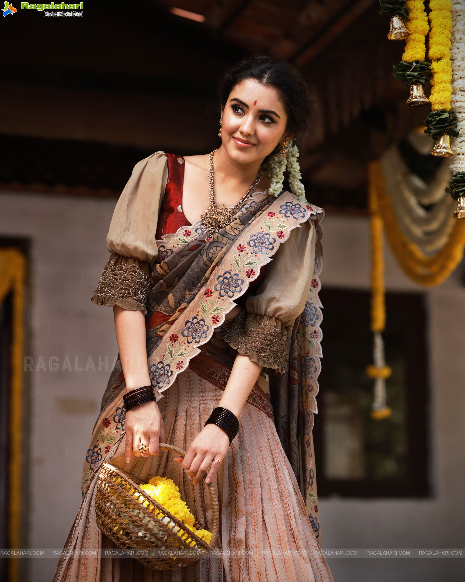 Malvika Sharma in Traditional Dress, HD Photo Gallery