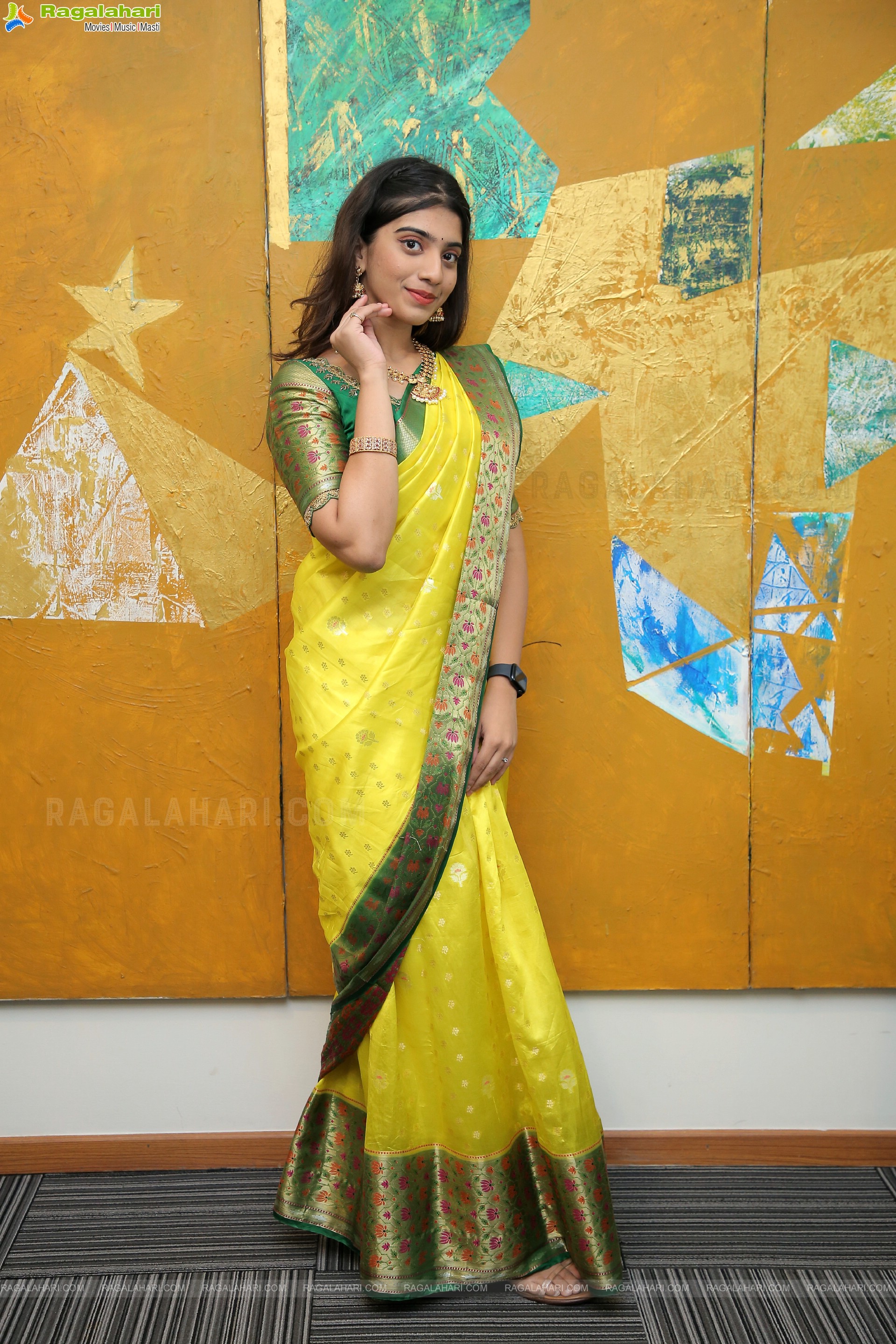 Nikita Choudary in Traditional Attire, HD Photo Gallery