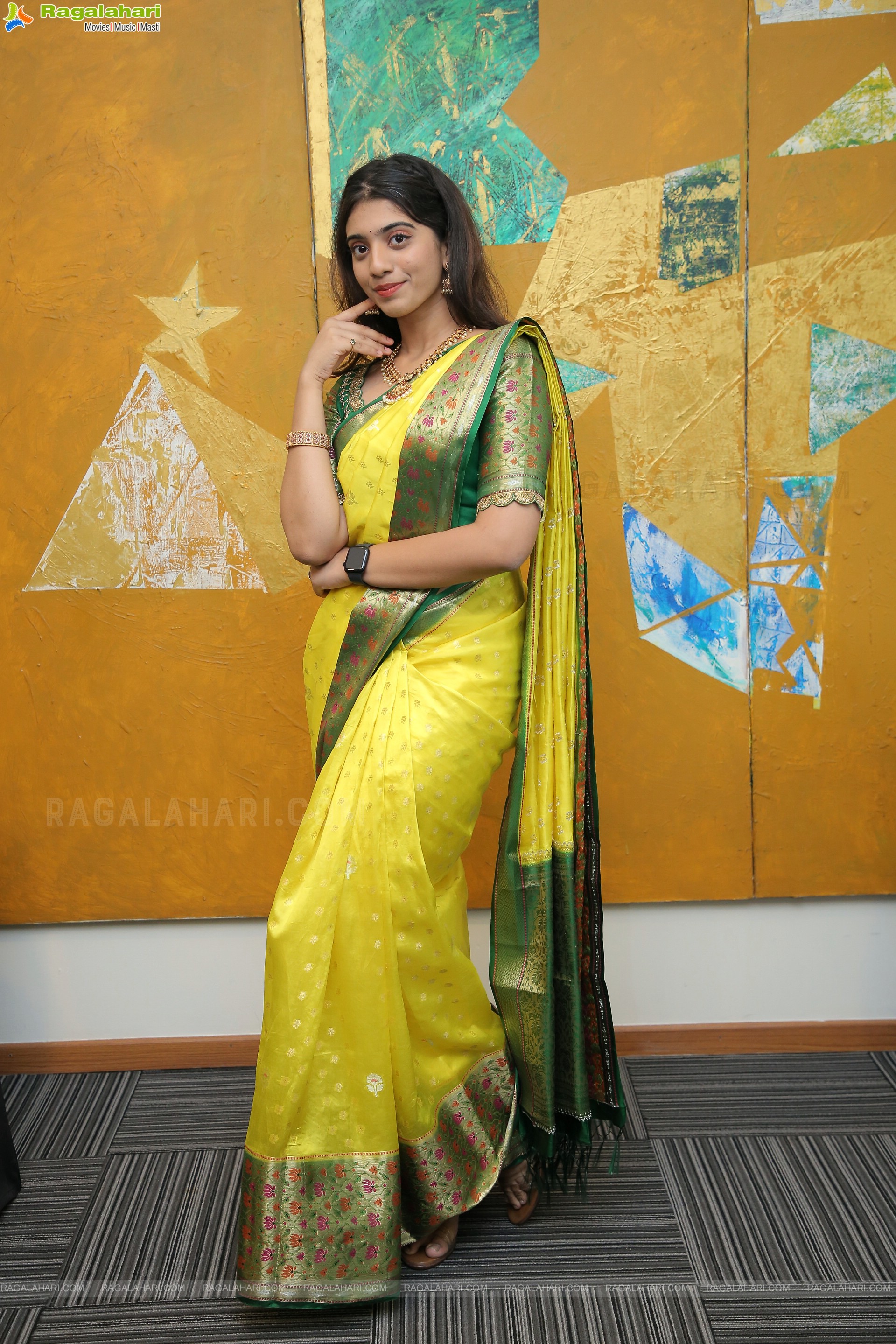 Nikita Choudary in Traditional Attire, HD Photo Gallery