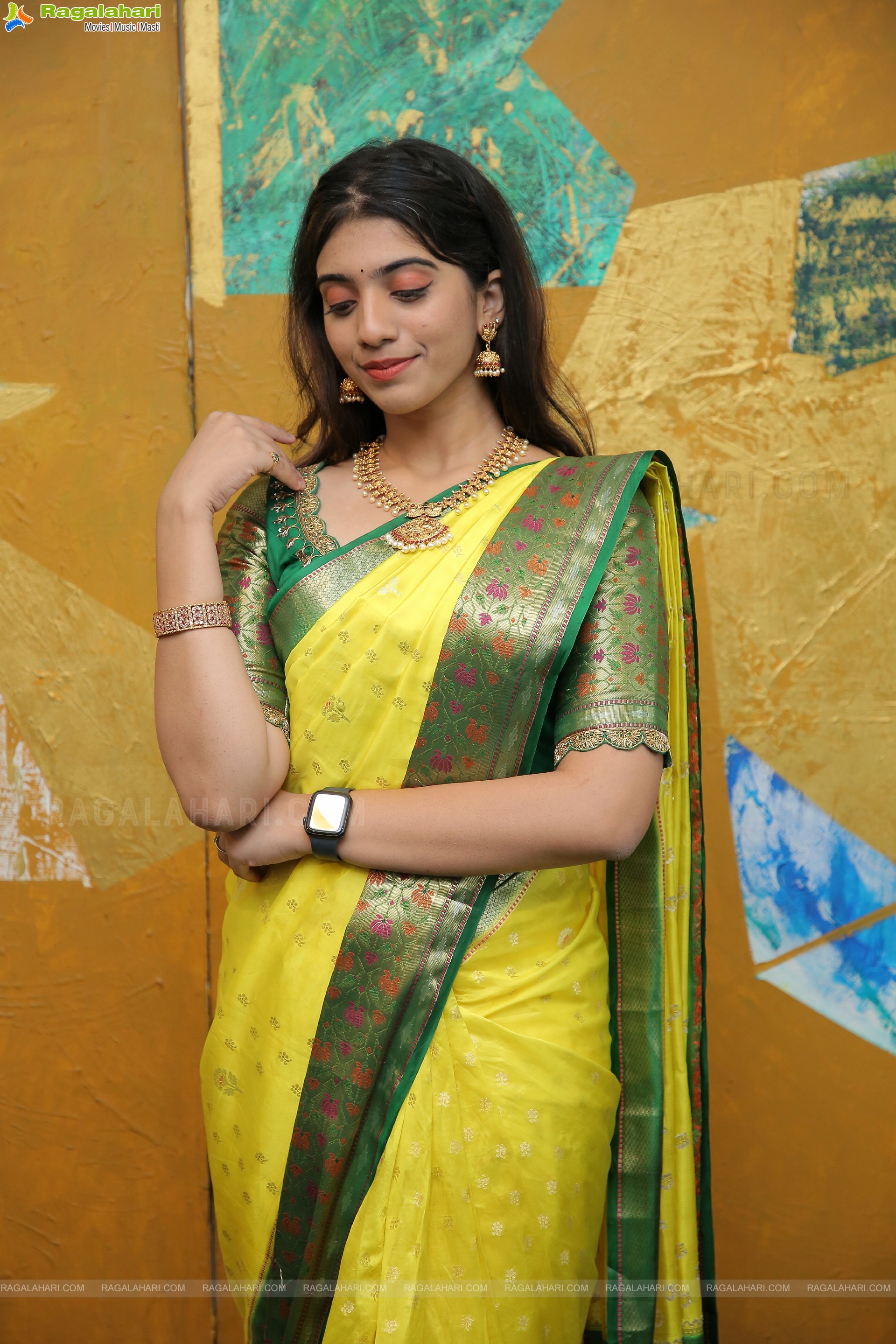 Nikita Choudary in Traditional Attire, HD Photo Gallery