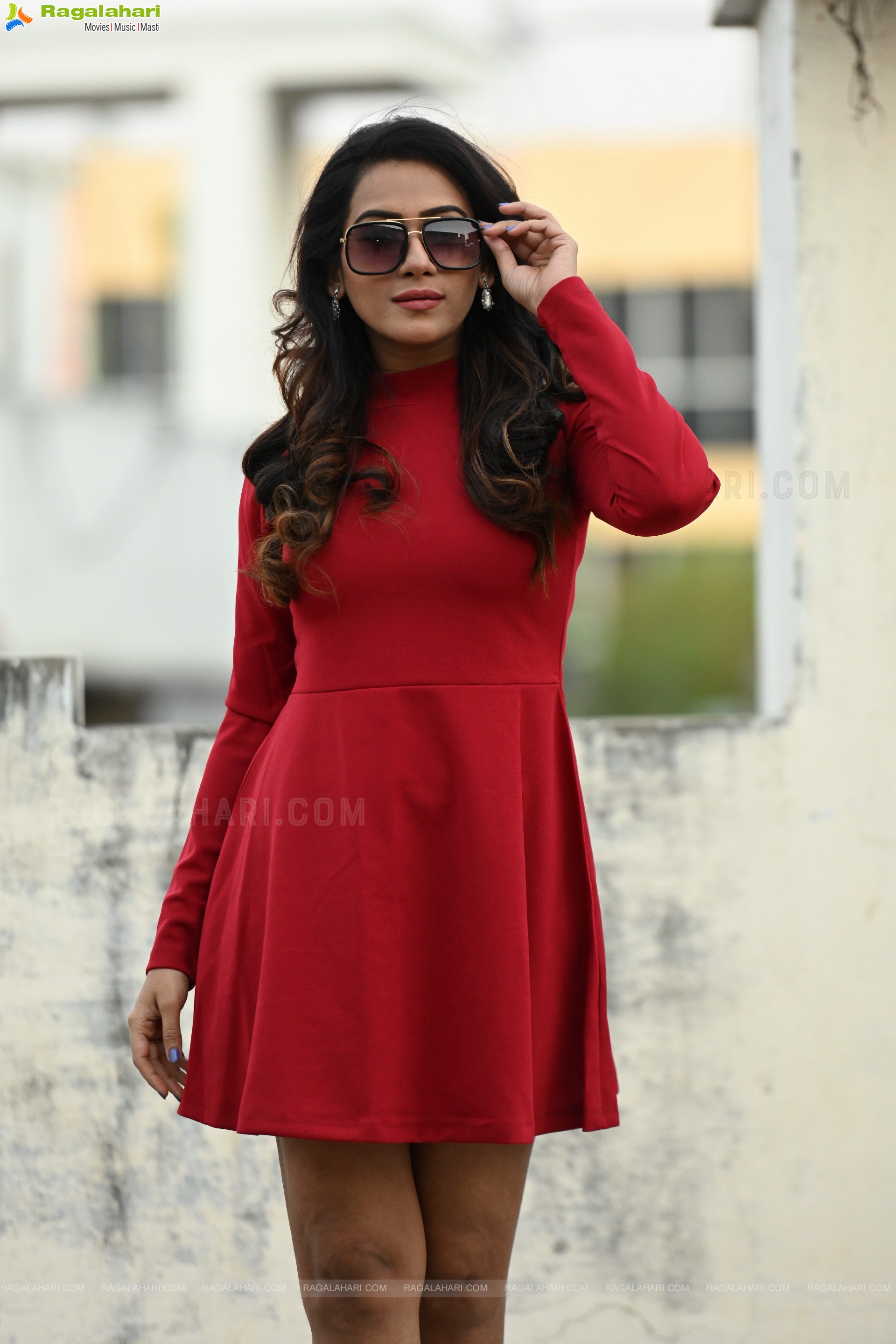 Preeti Sundar in Red Dress, HD Photo Gallery