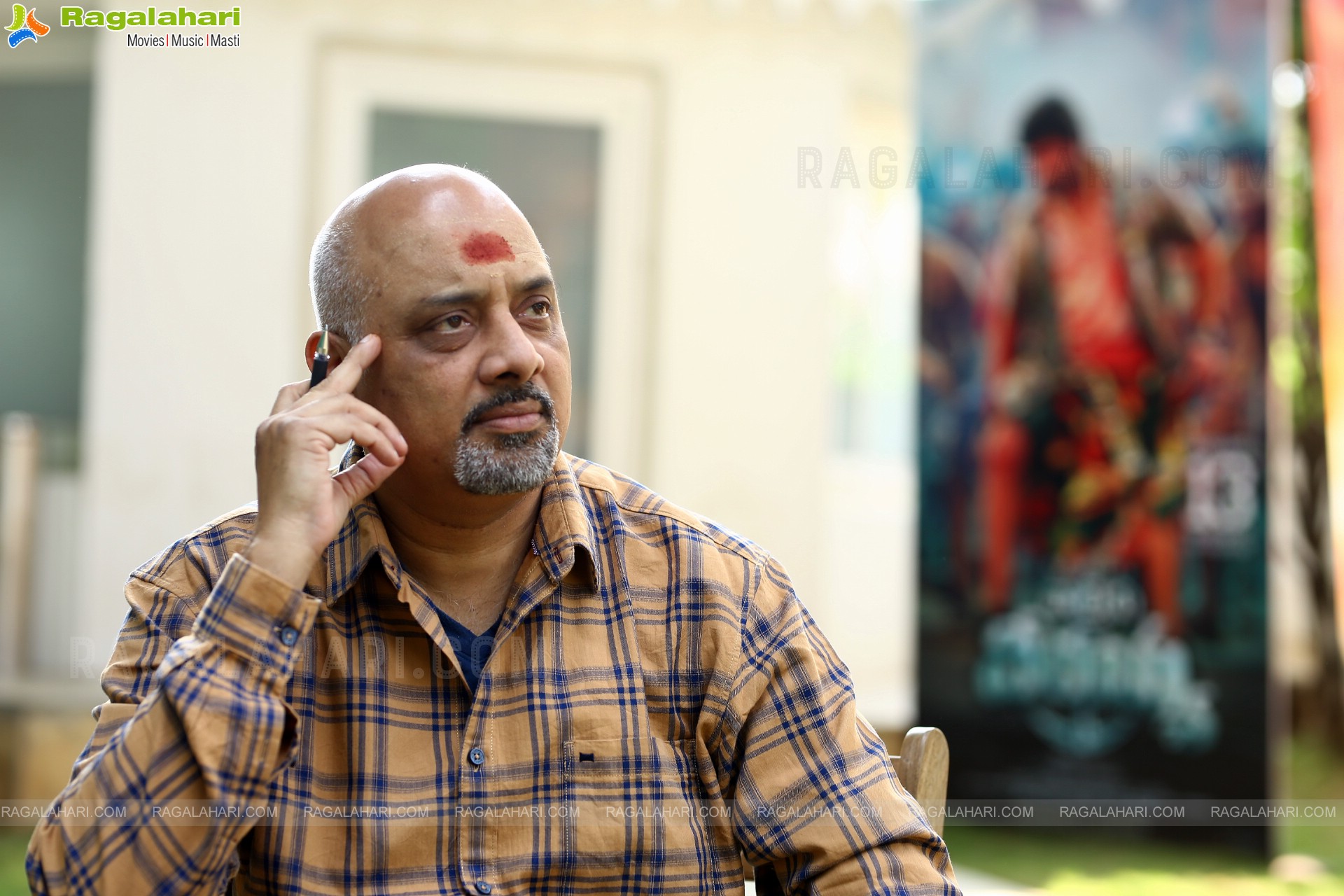 Lyricist Ramajogayya Sastry Stills at Veera Simha Reddy Movie Interview