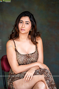 Harshada Patel in Leopard Print Dress