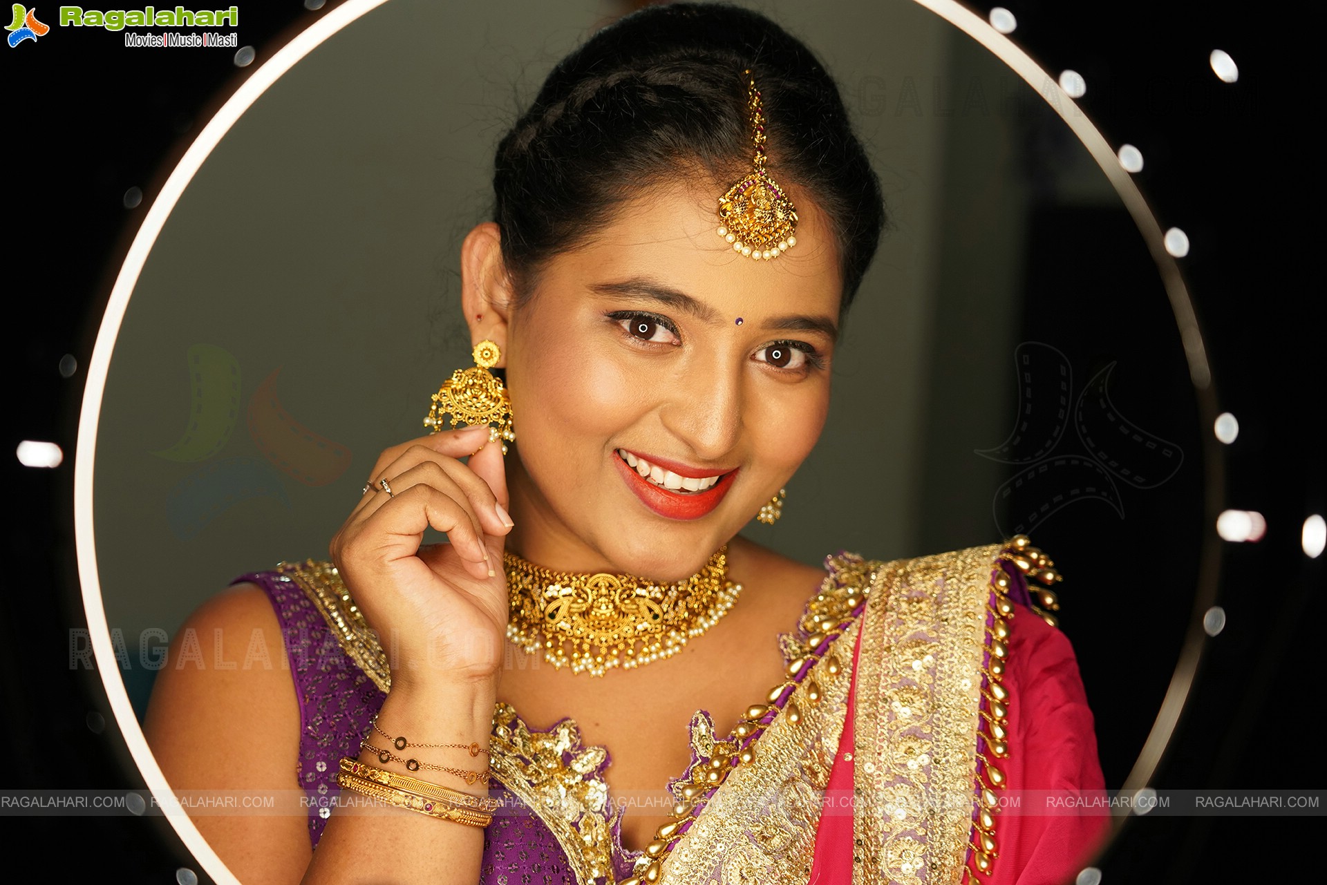 Teja Reddy Stunning Look In Traditional Dress, Exclusive Photoshoot