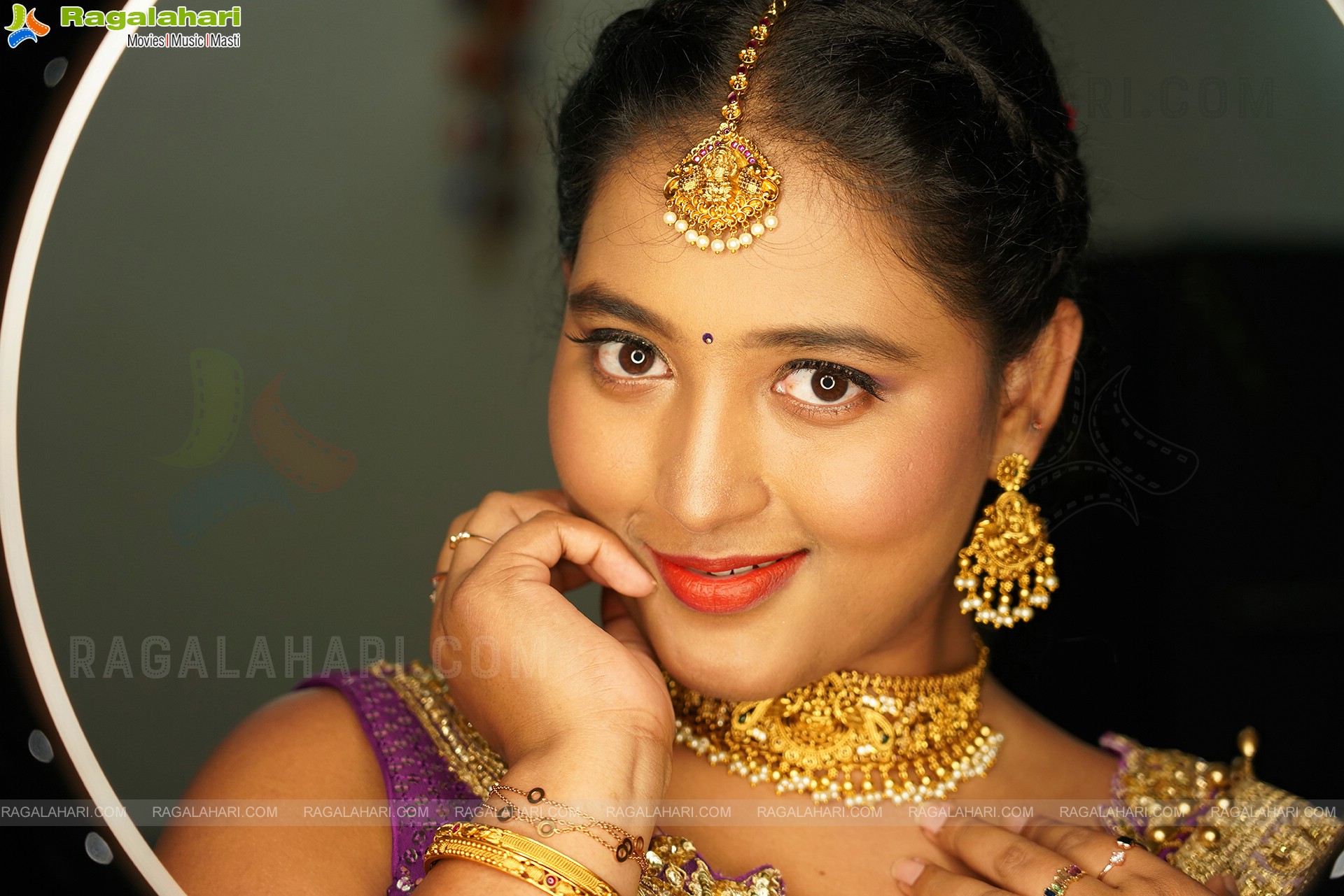 Teja Reddy Stunning Look In Traditional Dress, Exclusive Photoshoot