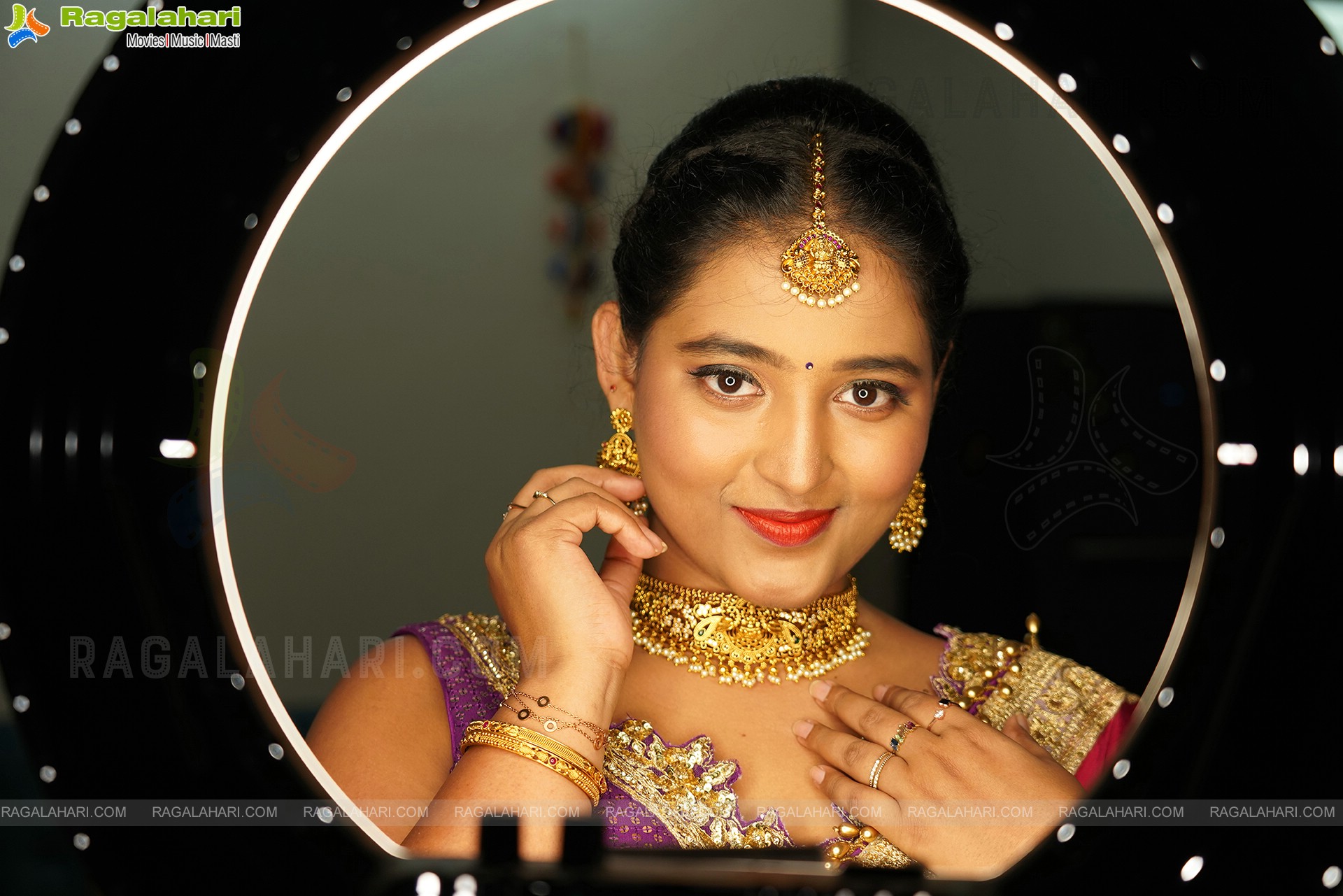 Teja Reddy Stunning Look In Traditional Dress, Exclusive Photoshoot