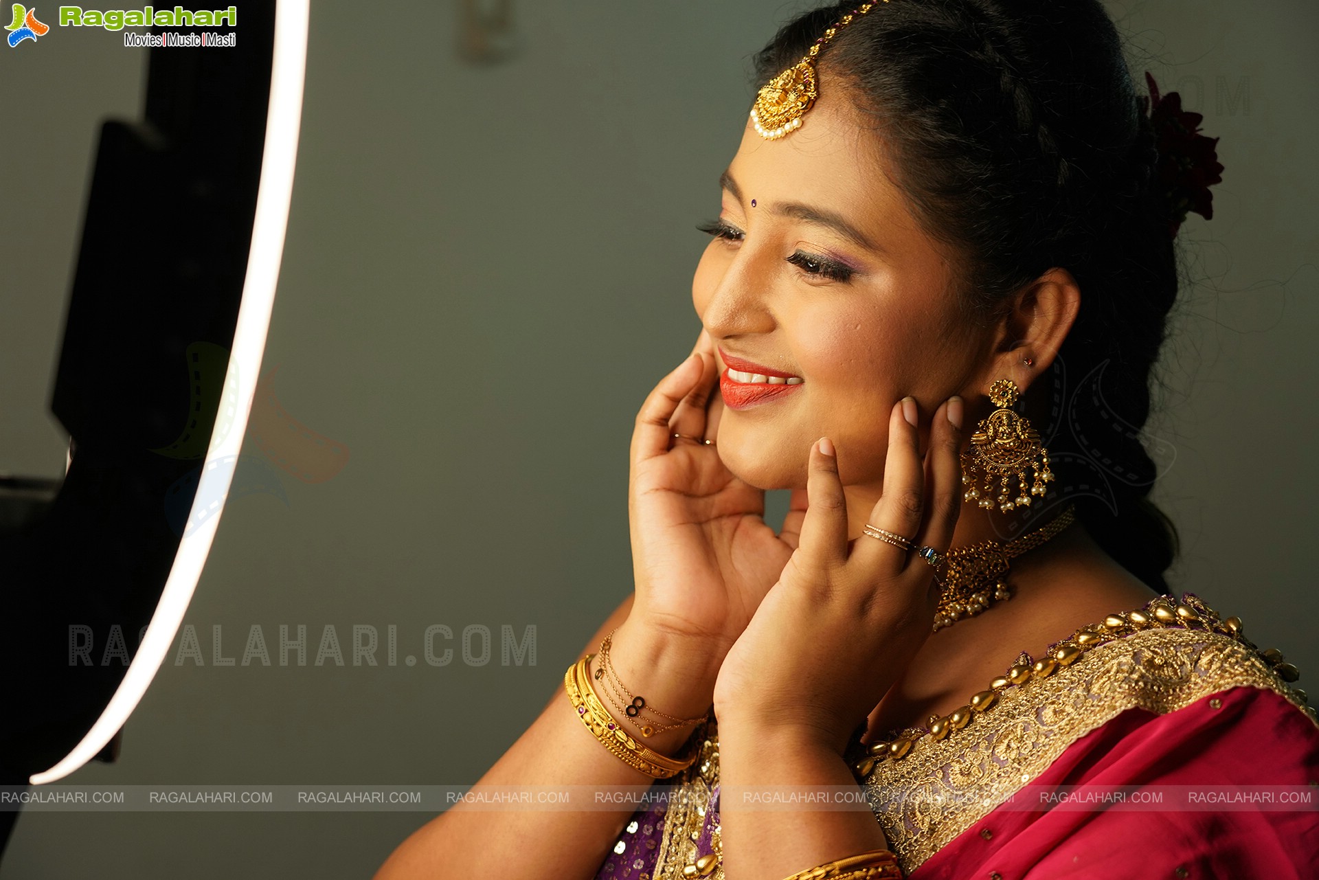 Teja Reddy Stunning Look In Traditional Dress, Exclusive Photoshoot