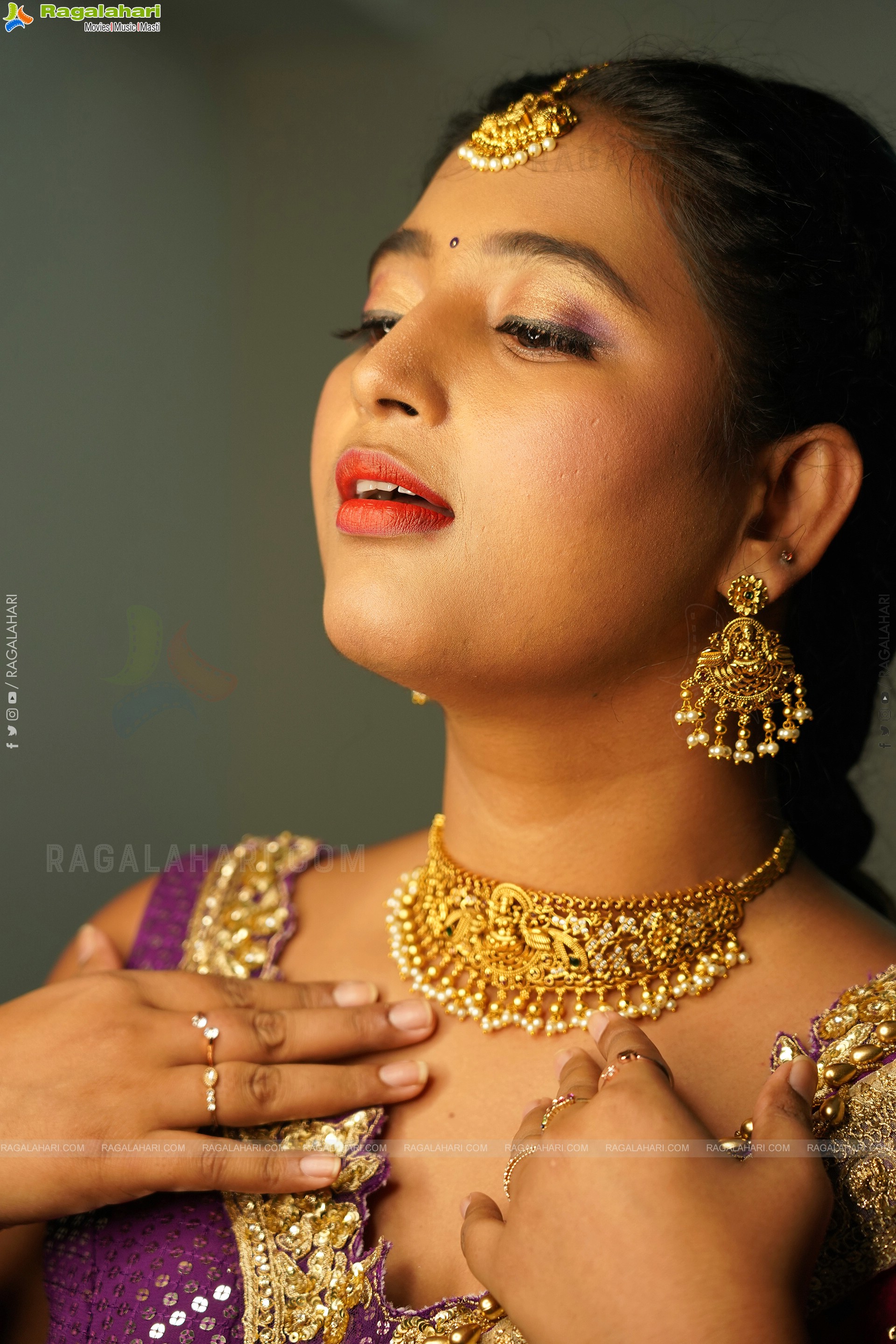 Teja Reddy Stunning Look In Traditional Dress, Exclusive Photoshoot