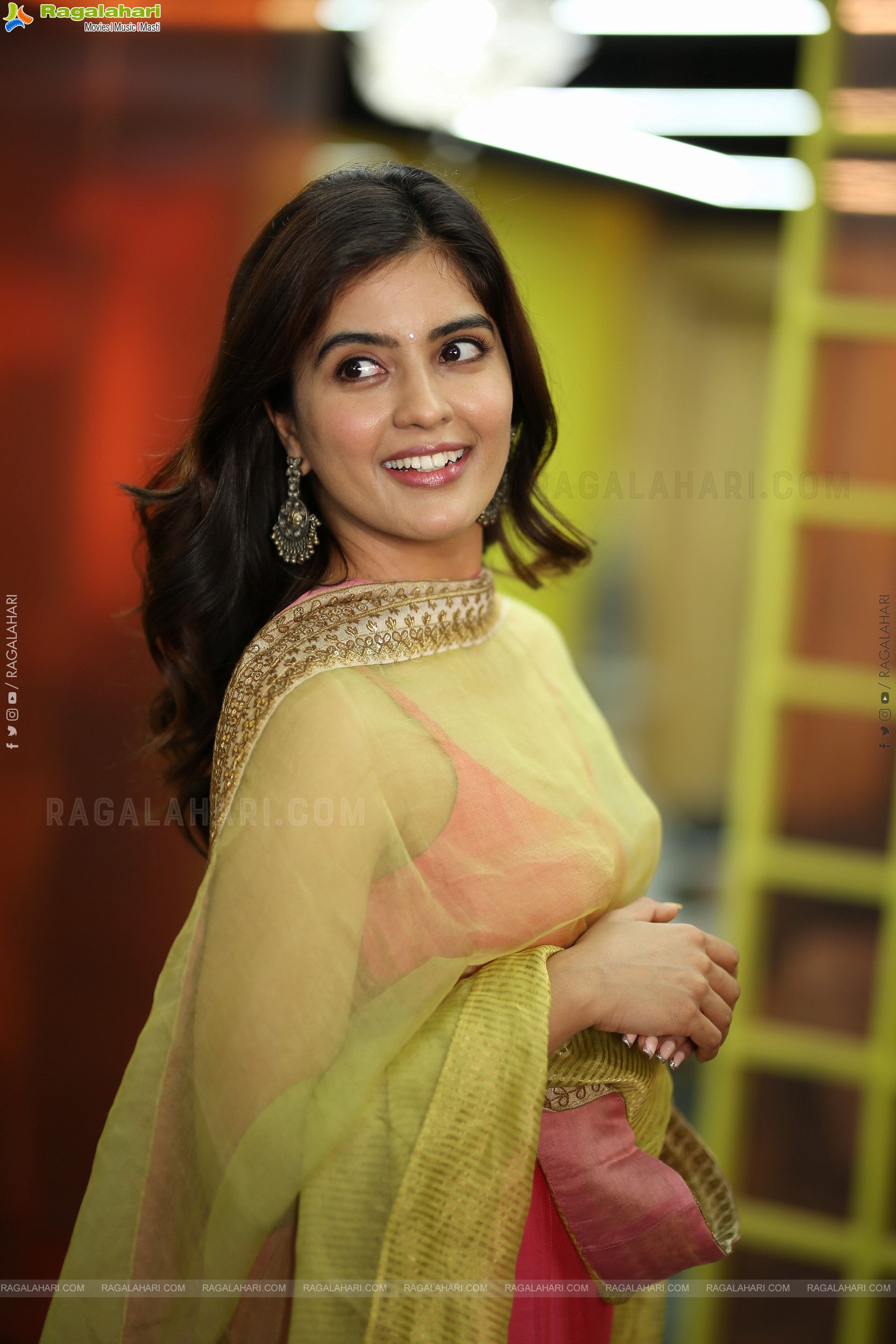 Amritha Aiyer at Hanu-Man Interview, HD Gallery