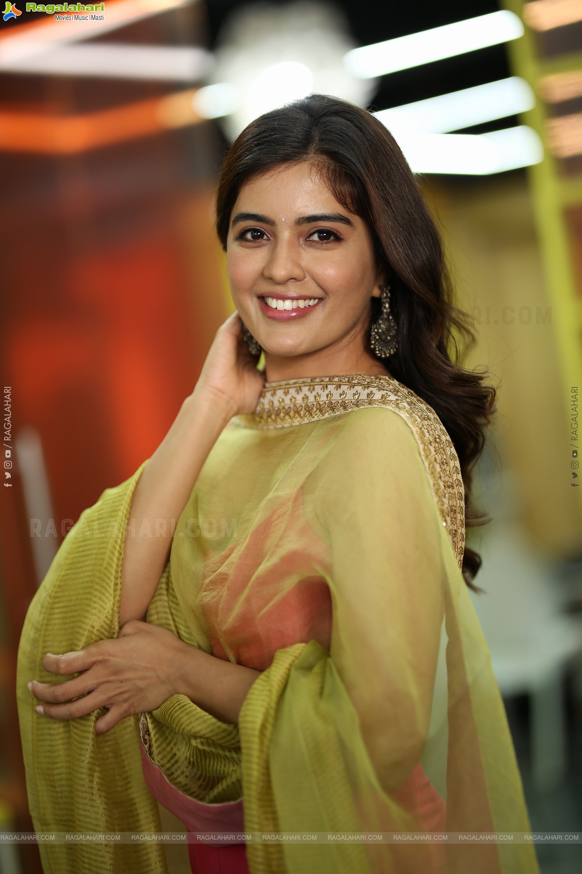 Amritha Aiyer at Hanu-Man Interview, HD Gallery