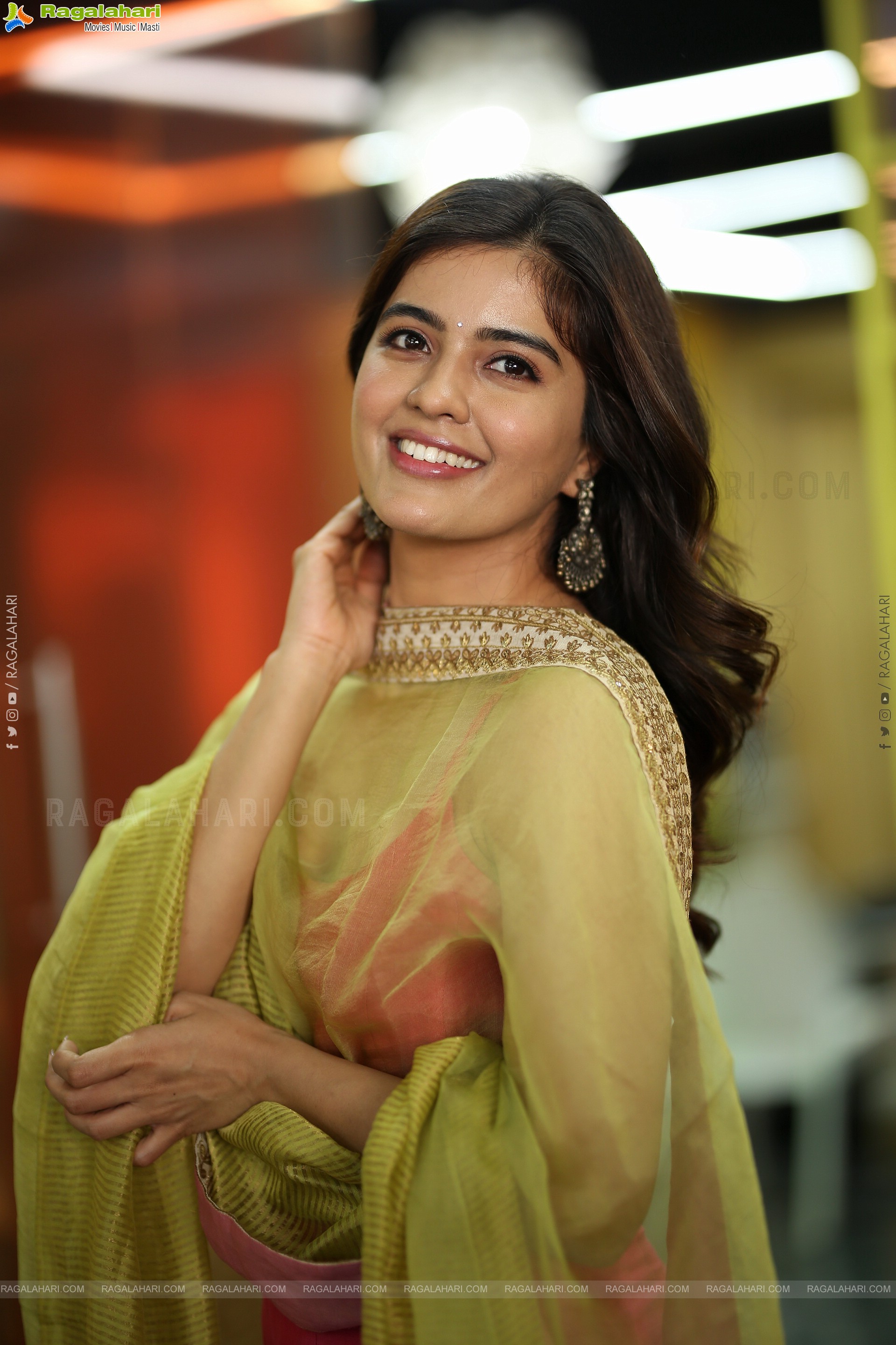 Amritha Aiyer at Hanu-Man Interview, HD Gallery