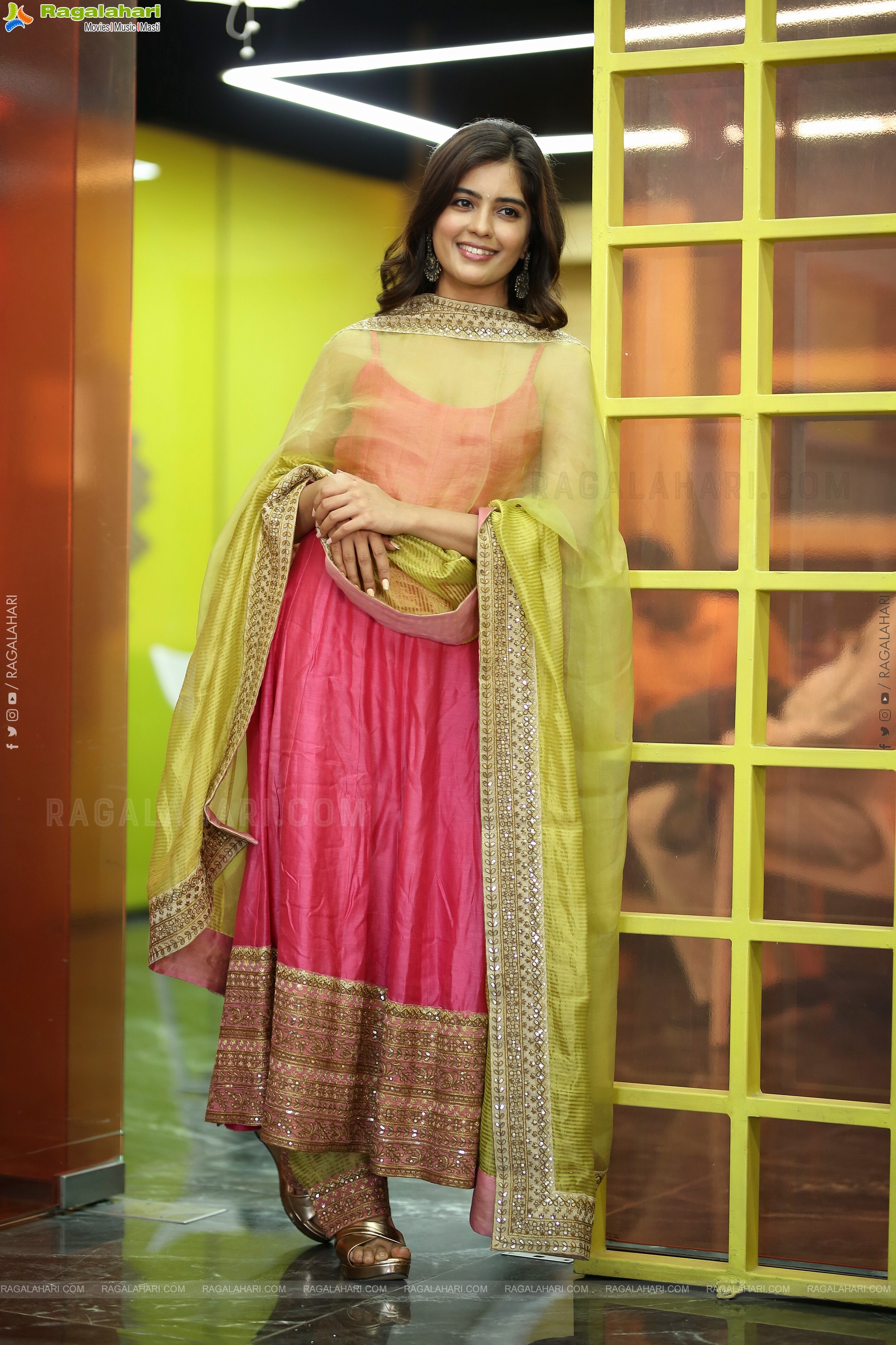 Amritha Aiyer at Hanu-Man Interview, HD Gallery