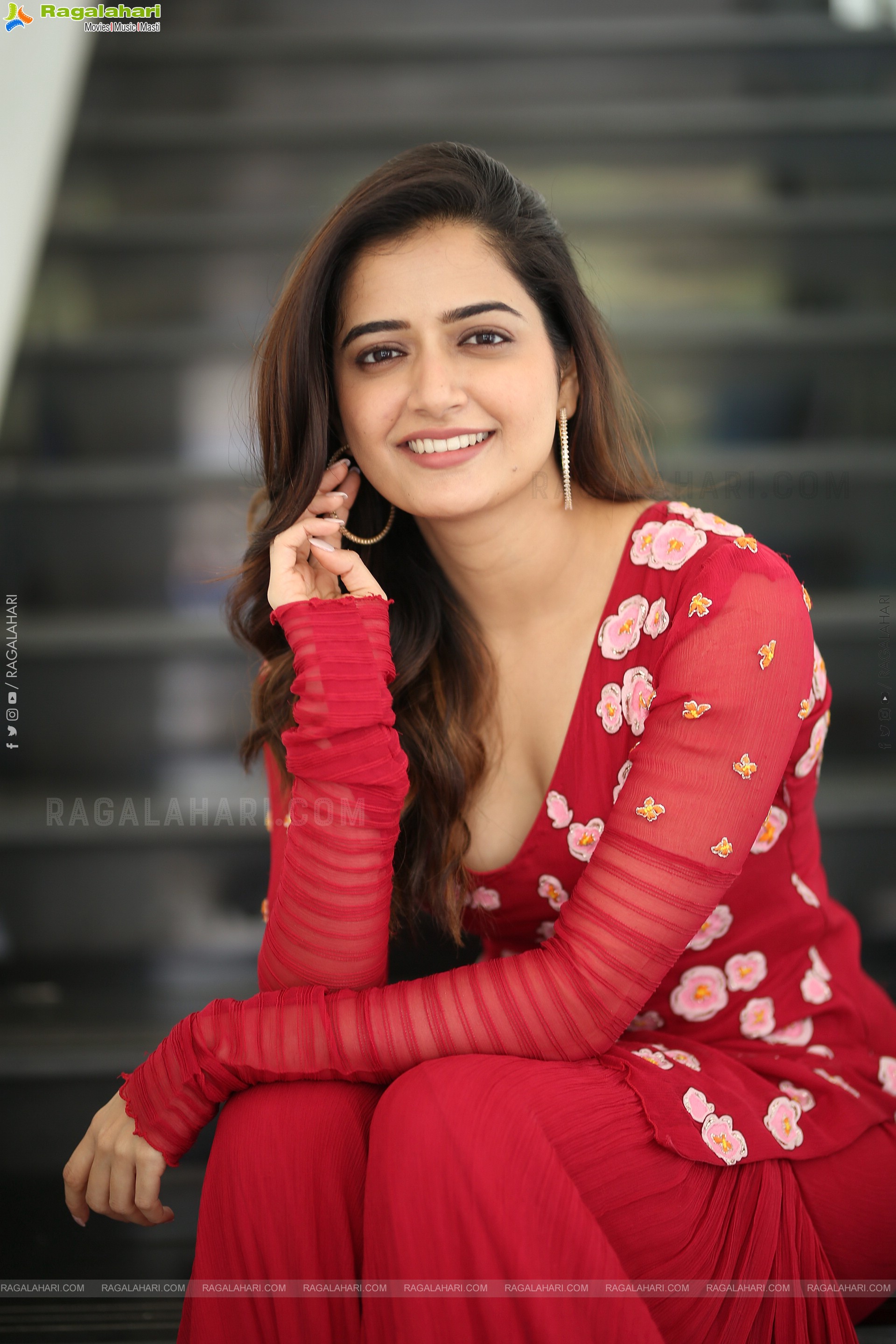 Ashika Ranganath at Naa Saami Ranga Interview, HD Gallery