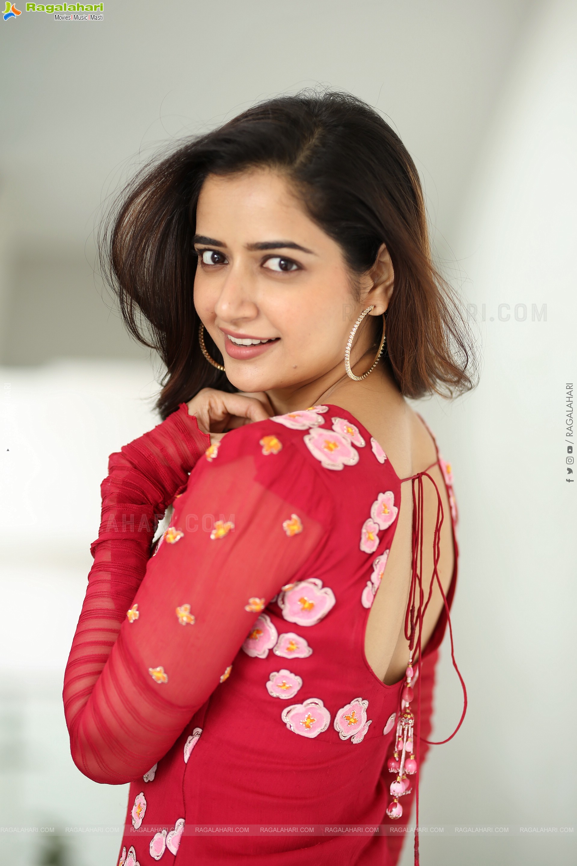 Ashika Ranganath at Naa Saami Ranga Interview, HD Gallery