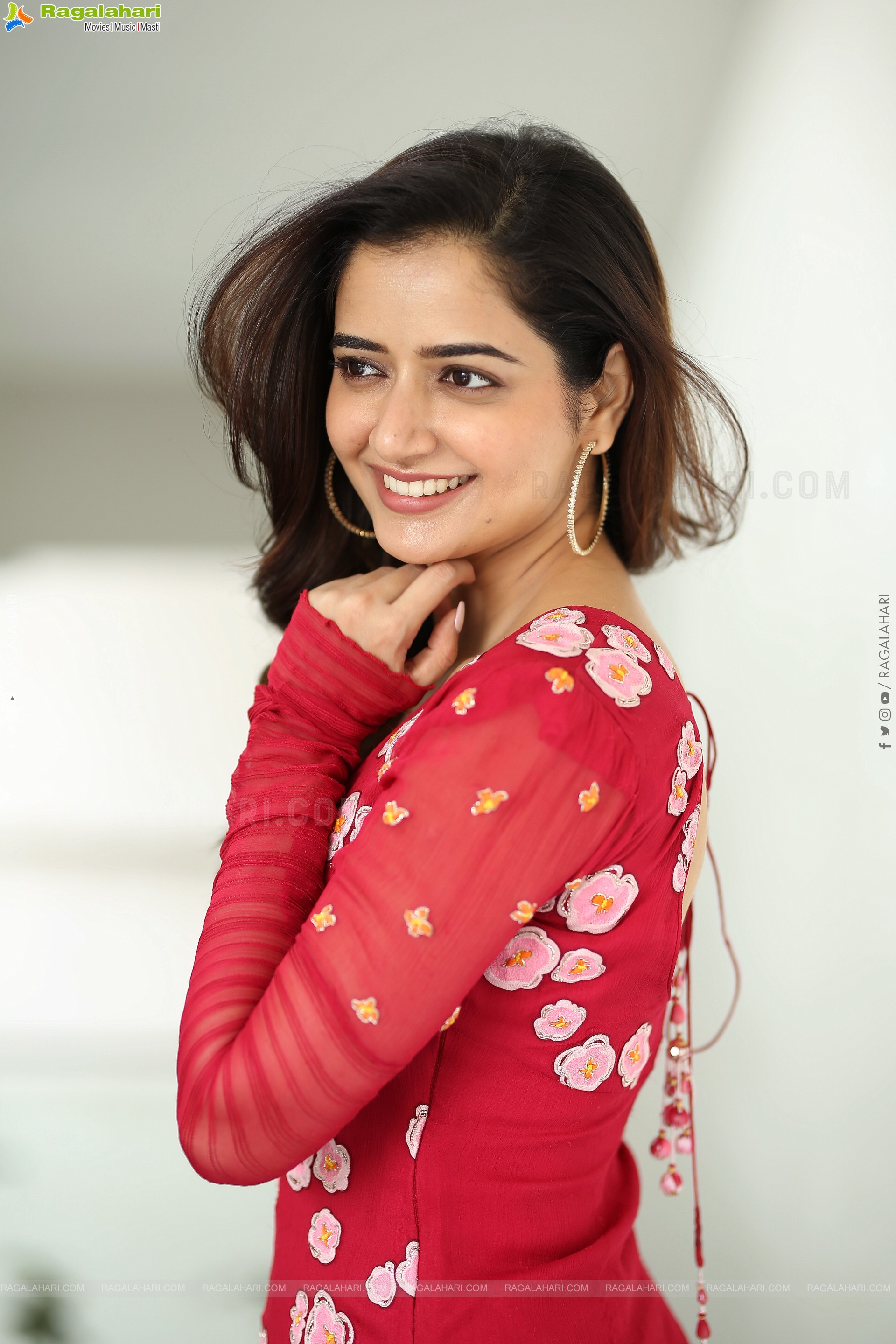 Ashika Ranganath at Naa Saami Ranga Interview, HD Gallery